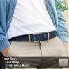 BULLIANT Woven Braided Stretch Web Belt 2Pack for Men 1 3/8"-Gift Boxed view 3