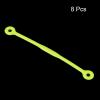 PATIKIL Tennis Dampener, 8 Pack Silicone Vibration Shock Absorber Racquet String Damping, Yellow view 3