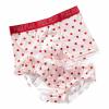 Lovely Couple Panties Sexy Lace Panties Women Low Waist Print Briefs Male Boxer (Color : Set 1, Size : Female L+Male L) view 1