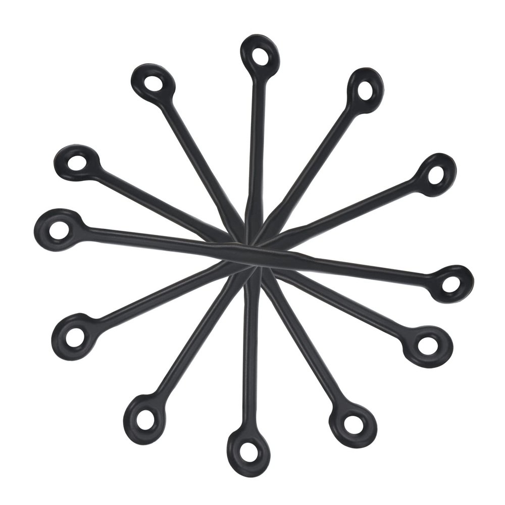 PATIKIL Tennis Dampener, 8 Pack Silicone Vibration Shock Absorber Racquet String Damping, Black