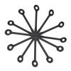 PATIKIL Tennis Dampener, 8 Pack Silicone Vibration Shock Absorber Racquet String Damping, Black view 1