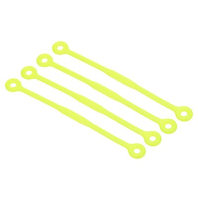 PATIKIL Tennis Dampener, 4 Pack Silicone Vibration Shock Absorber Racquet String Damping, Yellow