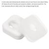 PATIKIL Tennis Vibration Dampener, 2 Pack Square-Shaped Silicone Shock Absorber Racket String Damping for Tennis Racquet, Clear, White view 4