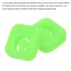 PATIKIL Tennis Vibration Dampener, 4 Pack Square-Shaped Silicone Shock Absorber Racket String Damping for Tennis Racquet, Green view 4