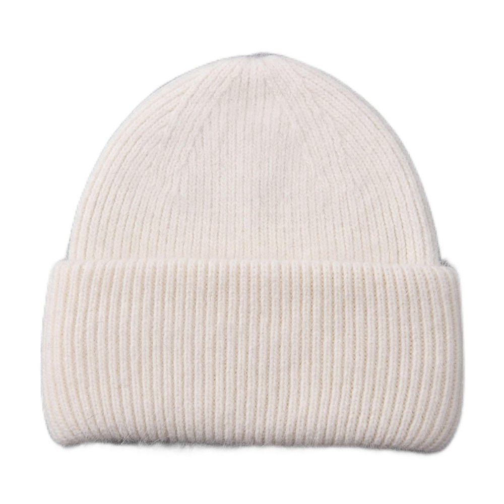 Casual Women's Hats Knitted Beanies Autumn Winter Skullies,White