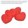 PATIKIL Tennis Vibration Dampener, 6 Pack Heart-Shaped Silicone Shock Absorber Racket String Damping for Tennis Racquet, Red view 4
