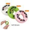 PATIKIL Tennis Vibration Dampener, 6 Pack Round-Shaped Silicone Shock Absorber Racket String Damping for Tennis Racquet, Pink, White, Green view 3