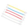 PATIKIL Tennis Dampener, 6 Pack Silicone Vibration Shock Absorber Racquet String Damping, White, Red, Yellow, Blue view 1