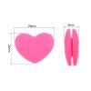 PATIKIL Tennis Vibration Dampener, 6 Pack Heart-Shaped Silicone Shock Absorber Racket String Damping for Tennis Racquet, Pink view 2