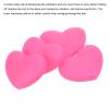 PATIKIL Tennis Vibration Dampener, 6 Pack Heart-Shaped Silicone Shock Absorber Racket String Damping for Tennis Racquet, Pink view 4