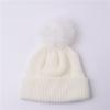 Child Beanie Hat Autumn Winter Outdoor Pompom Hat Winter Cap,A,One Size view 2