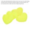 PATIKIL Tennis Vibration Dampener, 6 Pack Heart-Shaped Silicone Shock Absorber Racket String Damping for Tennis Racquet, Yellow view 4