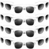 MIAHART 12 Pack Kids Party Sunglasses Bulk Summer Party Favors Retro Glasses for Boys and Girls Birthday Party Supplies, White view 1