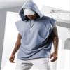 Aixdir Men's Blue Sleeveless Gym Tank Top view 3