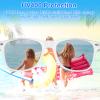 MIAHART 24 Pack Kids Sunglasses Party Glasses Bulk Goody Bag Fillers for Boys and Girls Birthday Party Summer Party Supplies, White view 4