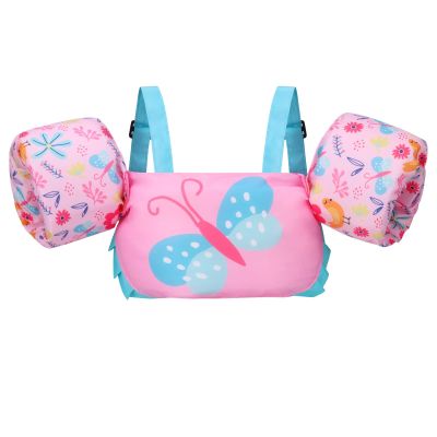 Gogokids Toddler Swim Vest, Toddler Floaties for 30-66 Pounds Kids, Kids Swim Jacket with Shoulder Harness Water Wings for 2-6 Years Old Boys and Girls Learn to Swim