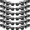 MIAHART 24 Pack Kids Sunglasses Party Glasses Bulk Goody Bag Fillers for Boys and Girls Birthday Party Summer Party Supplies, Black view 1