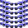 MIAHART 24 Pack Kids Sunglasses Party Glasses Bulk Goody Bag Fillers for Boys and Girls Birthday Party Summer Party Supplies, Blue view 1