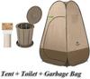 VNABO Thicken Portable Dressing Room Pop Up Shower Privacy Tent Spacious Dressing Changing Room with Carrying Bag for Toilet Camping Biking Beach Premium view 2