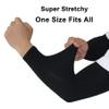 PFFY 2 Pairs UV Protection Cooling Arm Sleeves for Men and Women UPF 50 Sun Sleeve Blue*2 view 3