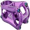 ZECHAO Mountain Bike Stem,50mm Ultralight CNC Aluminum Alloy 31.8 * 28.6mm Bike Handlebar Stem Short Bar Stem BMX DH Cycling Part Bike Stem (Color : Purple, Size : 31.8 * 28.6mm) view 1