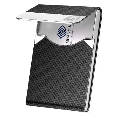 DMFLY Business Card Holder with Ultra Slim Design, Business Card Case with Premium PU Leather, Suit Pocket Metal Card Holder for Women/Men, Magnetic Closure Quick Access Cards, Small and Easy to Carry