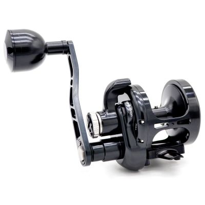 CAMEKOON Conventional Reels Saltwater Trolling Fishing, Up to 66Lbs Carbon Drag, 4.6 inch Long Power Handle, Adjustable Strike Button, Lever Drag Casting Reel