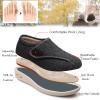 DHIJUPNG Diabetic Shoes for Women Wide Width,Winter Plush Orthopedics Wide Feet Swollen Shoes Adjusting Soft Comfortable Diabetic Sneaker Warm Walking Shoes,Men 7.5/Women 8 view 3