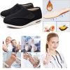 DHIJUPNG Diabetic Shoes for Women Wide Width,Winter Plush Orthopedics Wide Feet Swollen Shoes Adjusting Soft Comfortable Diabetic Sneaker Warm Walking Shoes,Men 7.5/Women 8 view 4