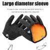 AIIONP 1 Pair Fishing Catching Gloves Non-Slip Fisherman Protect Hand, Professional Fishing Gloves Anti-Slip Prevent from Puncture Scrapes, Fish Cleaning Gloves Outdoor Fishing Gloves (Black+Grey) view 3