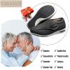 DHIJUPNG Womens Men Stylish Diabetic Shoes,Winter Plush Orthopedics Wide Feet Swollen Shoes Adjusting Soft Comfortable Diabetic Sneaker Warm Walking Shoes,Men 5/Women 6 view 2
