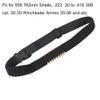 50 Rounds 556/762 Ammo Shell Holder Belt for 308 Cal. 30-30 30-06 .762 AK Shell Bandolier Cartridge Belt Carrier Tactical Hunting Shooting Accessory Black view 2