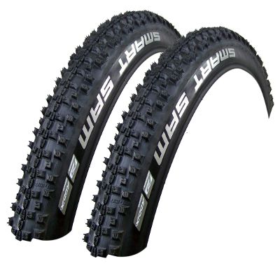 Schwalbe Smart Sam 54-559 Clincher Tyres 26 x 2.10 Inches Set of 2