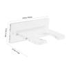 VILLCASE 2pcs Bat Baseball Clear Organizer Transparent to Easy Storage Softball Acrylic Vertical Dispaly Horizontal Display Stand Mount - for Holder Hanger Home Wall Brackets view 2