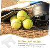 VILLCASE 2pcs Bat Baseball Clear Organizer Transparent to Easy Storage Softball Acrylic Vertical Dispaly Horizontal Display Stand Mount - for Holder Hanger Home Wall Brackets view 3