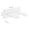 3pcs Mounted for Mount Display Mount- Holder Hanger Wall Rack Organizer Dispaly Shop Acrylic Baseball to Brackets Storage Bat Horizontal Bracket Easy Clear Home Transparent view 2