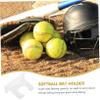 3pcs Mounted for Mount Display Mount- Holder Hanger Wall Rack Organizer Dispaly Shop Acrylic Baseball to Brackets Storage Bat Horizontal Bracket Easy Clear Home Transparent view 3