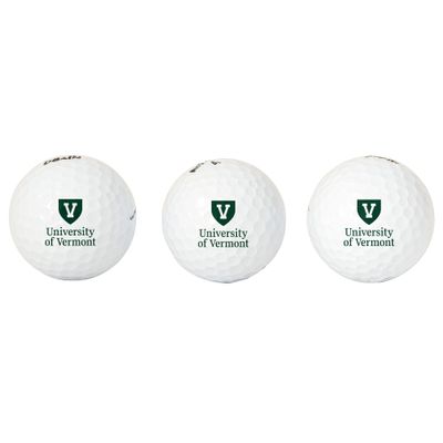 Desert Cactus University of Vermont Golf Balls 3 Pack UVM Catamounts Full Color Three Officially Licensed Sport Team Accessory (Design B)