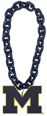 Aminco Michigan Wolverines NCAA Fan Chain, Navy