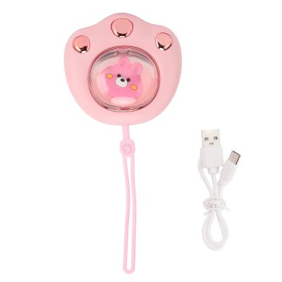 DAUERHAFT Electric Hand Warmer Cat Shape Portable Hand Heater with Built-in Light for School Practical Delicate Use