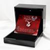 Heart Knot Silver Necklace Luxury Box Firefighter Wife Jewelry, Firefighter Wife Gift, Firefighter Jewelry, Jewelry for My Firefighter Wife, NEC view 2