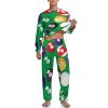 Billiards Pool Table Balls Men's Sleepwear Soft Loungewear Pullover Tops Bottom Pajama Set Long Sleeve Nightwear 2XL view 3