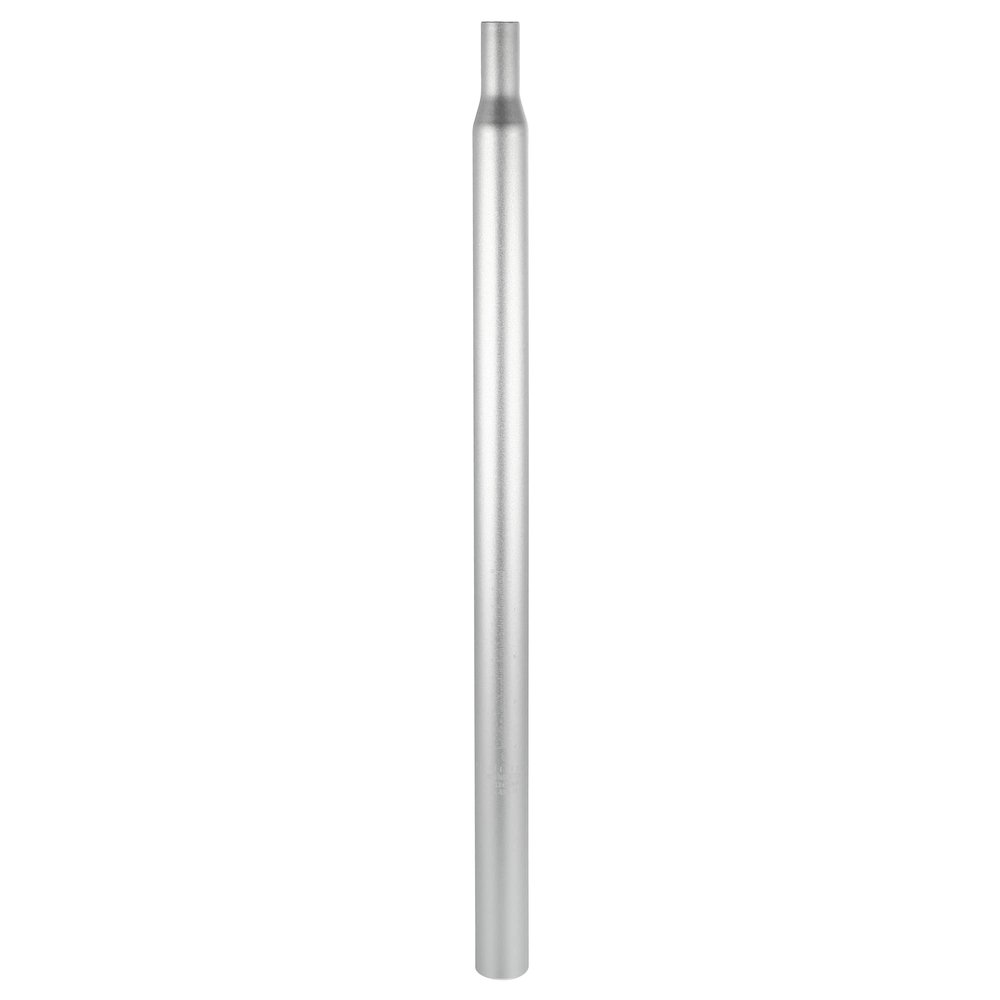 X AUTOHAUX 31.8x550mm Bicycle Seat Post Aluminum Alloy Seat Tube with Scale Mark Silver Tone Universal for MTB Mountain Bike