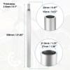 X AUTOHAUX 31.8x550mm Bicycle Seat Post Aluminum Alloy Seat Tube with Scale Mark Silver Tone Universal for MTB Mountain Bike view 3