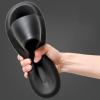 Unisex Lady Gentleman Non Slip Thick Sole Quick Drying Outdoor Beach Slippers for Water Sport Aqua Wading Fishing River Sea Swimming Pool Family Black 6.5-7.5 Men/8-9 Women view 2