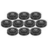 Dilwe 10pcs Nylon Iron Fitness Bearing Pulley,Cable Pulley Wheel,Home Gym Attachments Exercise Accessory (90mm) view 3