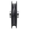 Dilwe 10pcs Nylon Iron Fitness Bearing Pulley,Cable Pulley Wheel,Home Gym Attachments Exercise Accessory (90mm) view 4