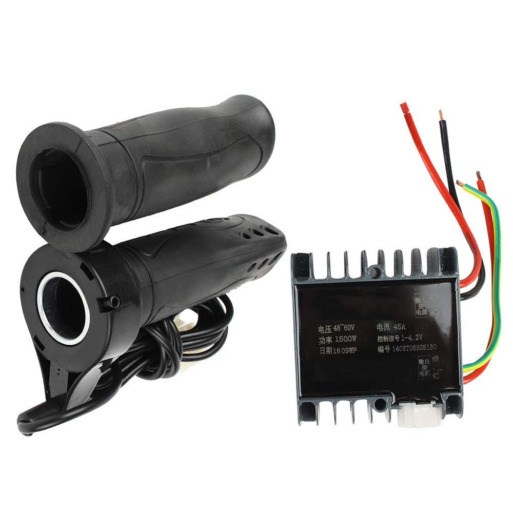 Dilwe Electric Brushed Controller,1500W Motor Brushed Controller Box for Electric Scooter Tricycle