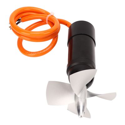 Cuifati Underwater Thruster, 48V 18KG Thruster Propeller RPM: 4000 4 Blade Brushless Motor for Unmanned Boats, Salvage Boats