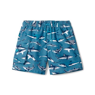 Hatley Boys' Board Shorts, Sneak Around Sharks